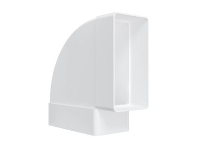 612КГП, Колено горизонтальное пластик 90°, 60х120