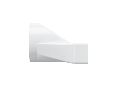 620СП12,5КП, Соединитель эксцентриковый, плоского воздуховода с круглым пластик, 60х204/D125								