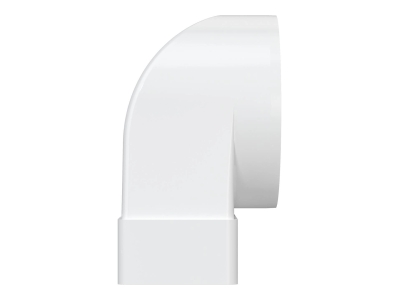 511СК10КП, Соединитель угловой 90°, плоского воздуховода с круглым пластик, 55х110/D100