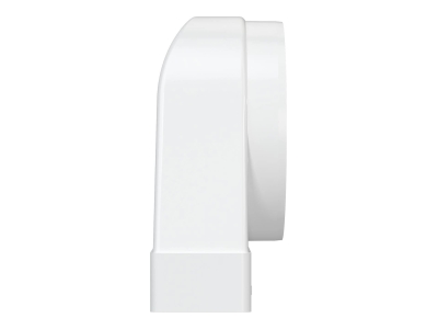 620СК10КП, Соединитель угловой 90°, плоского воздуховода с круглым пластик, 60х204/D100										