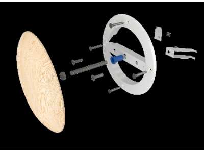 10DW Pine Анемостат DW мет.фланец D100 D140 сосна ERA