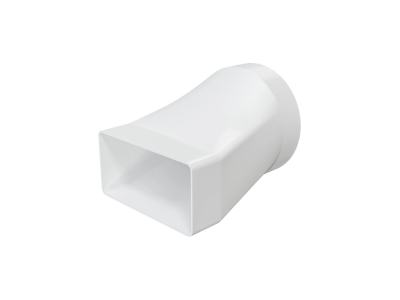 612СП10КП, Соединитель эксцентриковый плоского воздуховода с круглым пластик, 60х120/D100