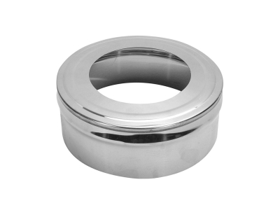 (GS) Заглушка с отверстием 150х220, AISI 430/0,5мм (В)