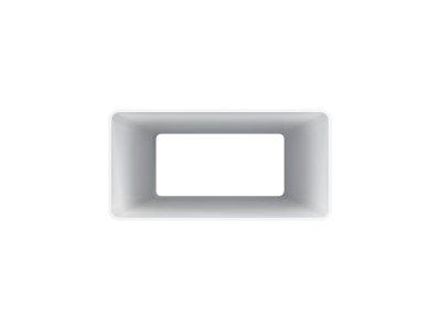 612ВП1, Воздуховод прямоугольный ПВХ 60х120, L=1м