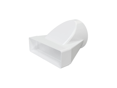 620СП12,5КП, Соединитель эксцентриковый, плоского воздуховода с круглым пластик, 60х204/D125								