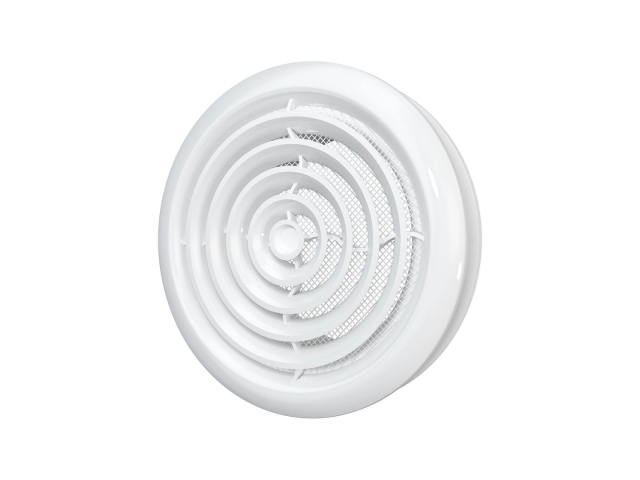 10DK, Диффузор приточно-вытяжной со стопорным кольцом и фланцем D100