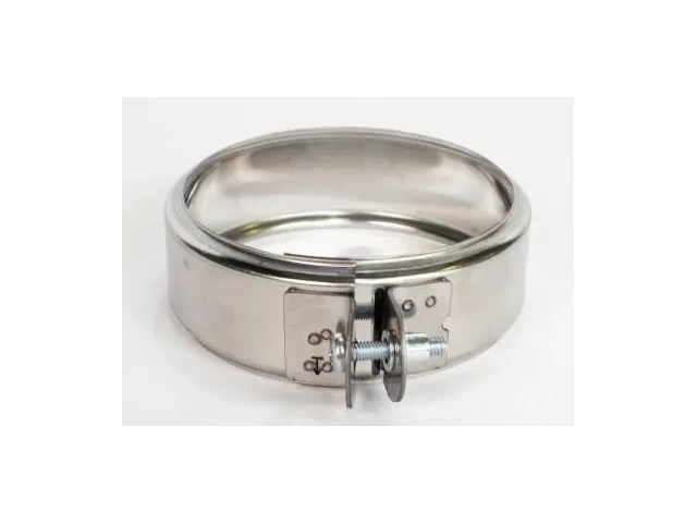 Хомут обжимной 220, AISI 430/0,5мм, h=46мм