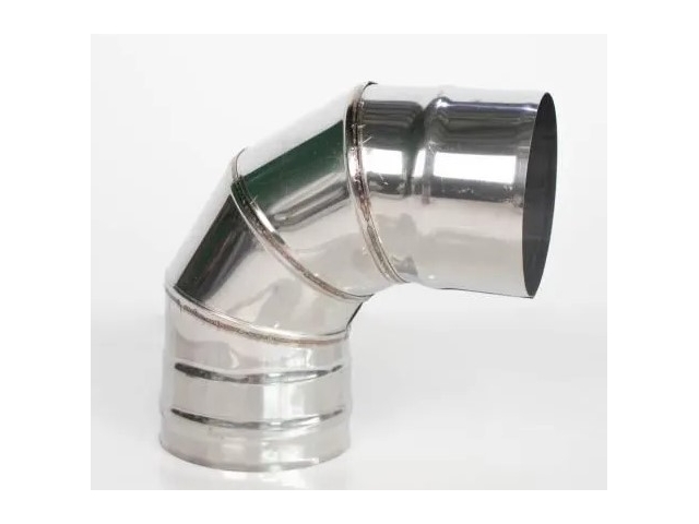 Отвод 90*, 150, AISI 430/0,5мм, h=275мм